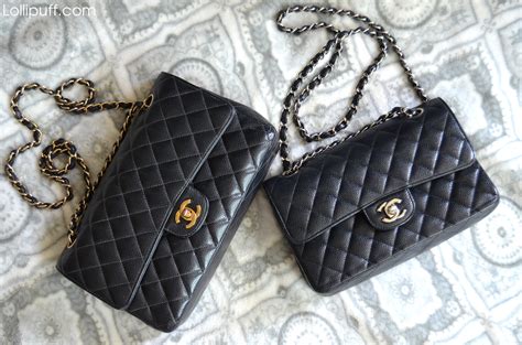 chanel small flap bag vs medium